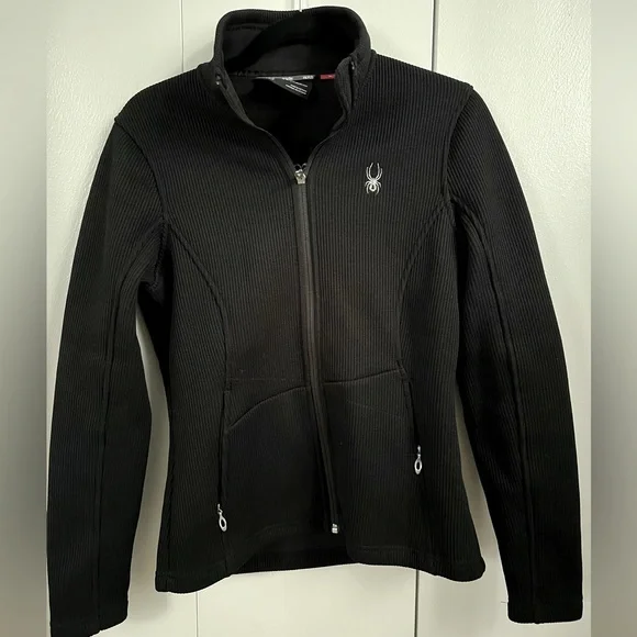 Black Womens Spyder Core Sweater Jacket Spyder Jackets Coats